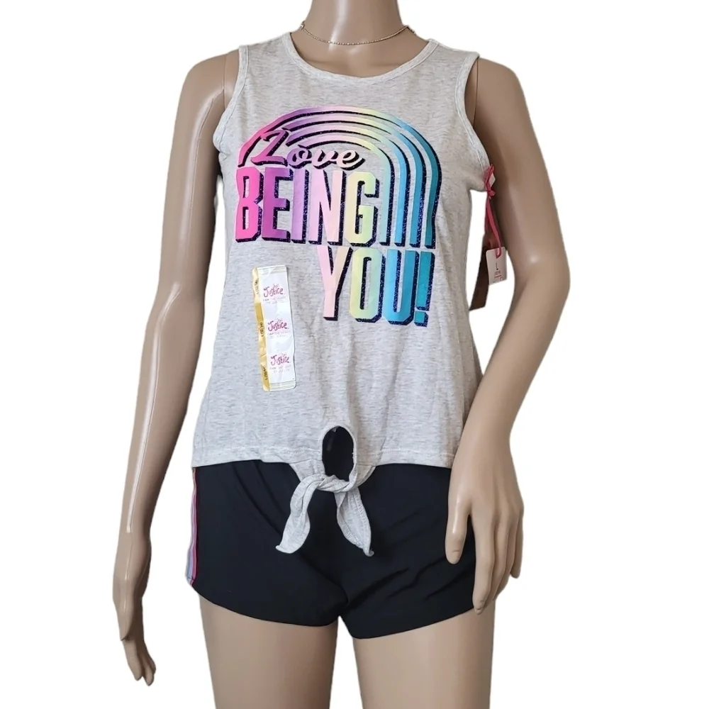 Justice Love Being You Graphic Tank